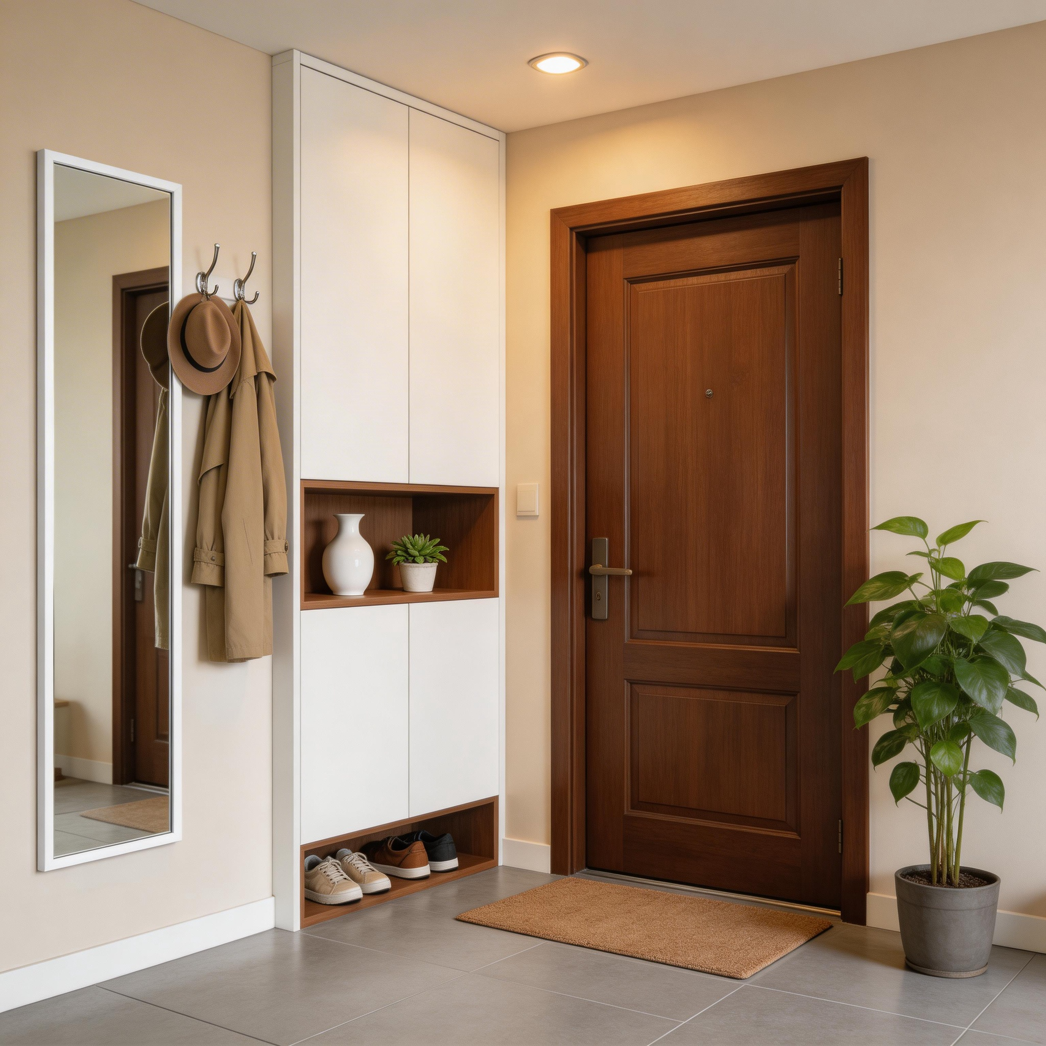 玄关风水实战｜入户纳气、挡煞聚财，家运第一关